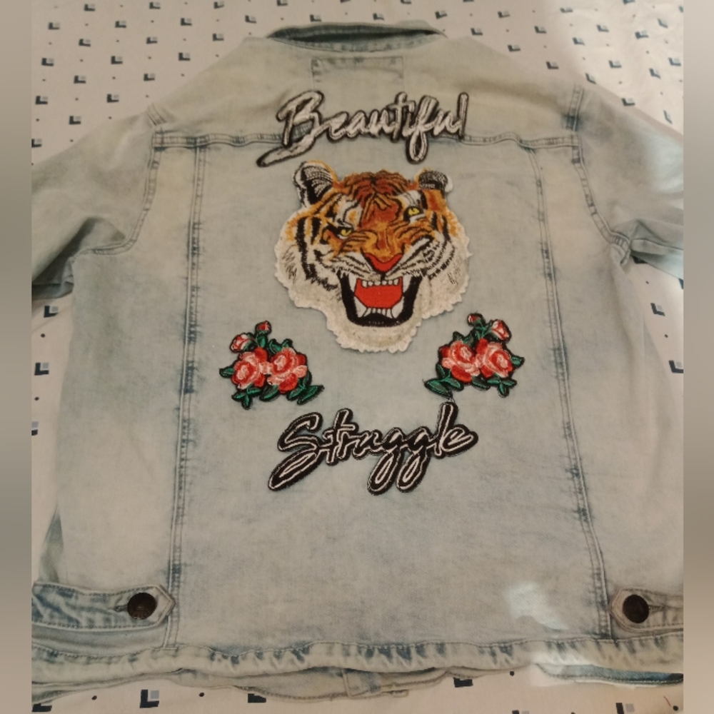 R.S.1NE Patch Jean Jacket (Size L)